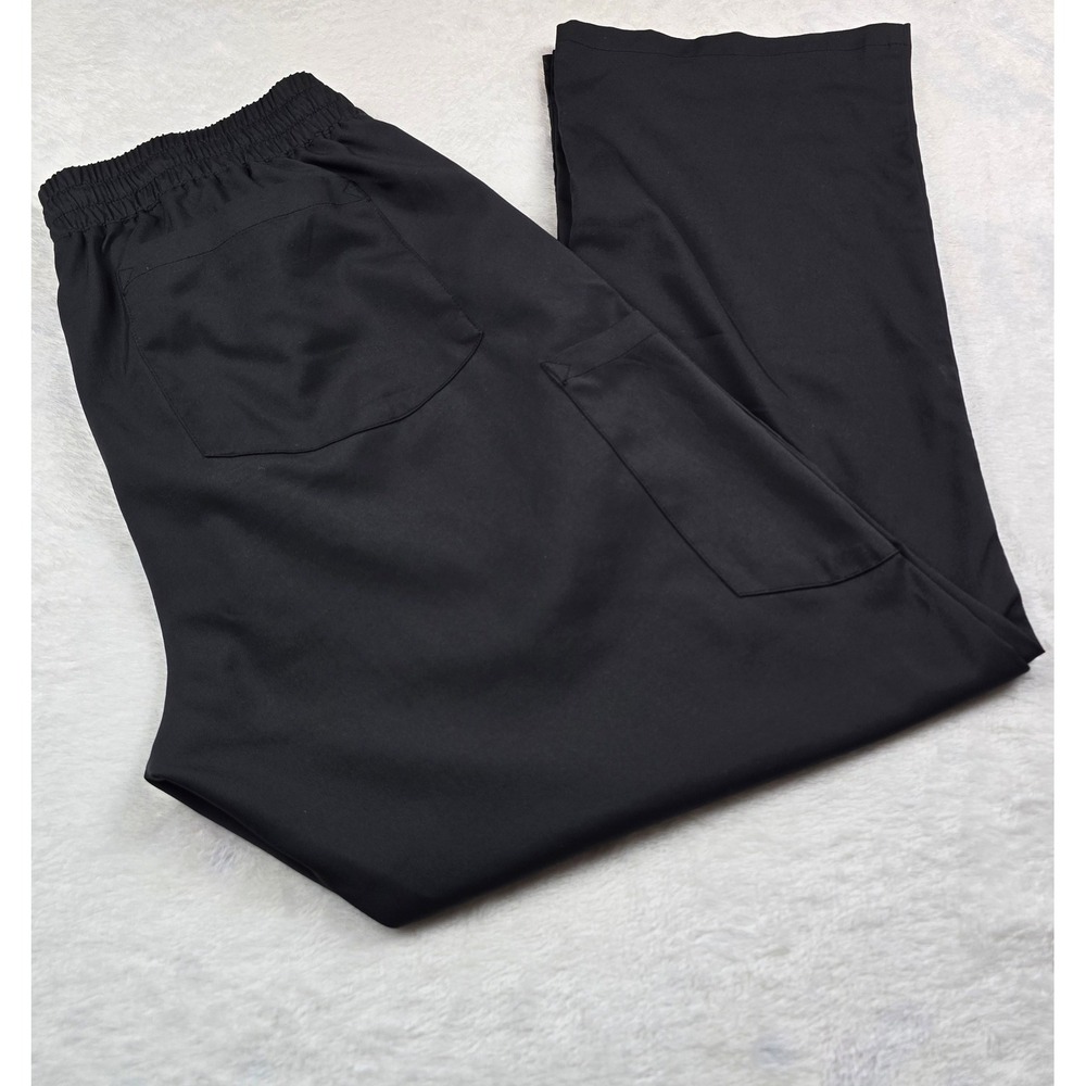 Wink Boundless Black Scrub Pants Womens Medium Petite Modern Fit Cargo 5251